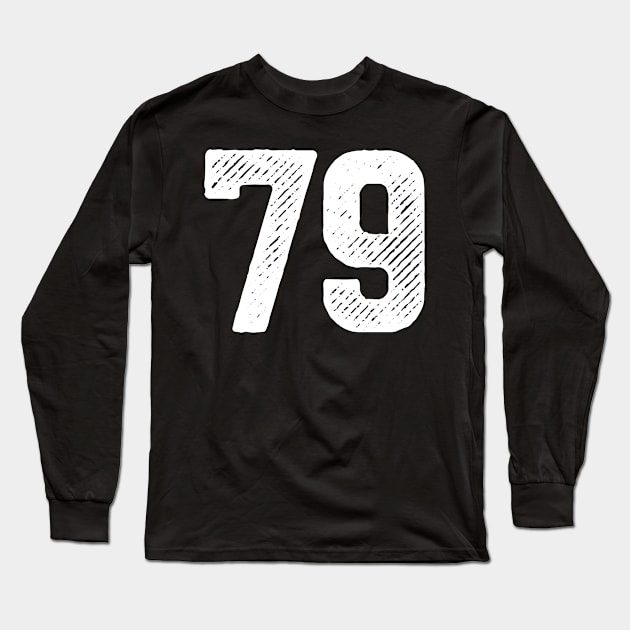 Seventy Nine 79 Long Sleeve T-Shirt by colorsplash